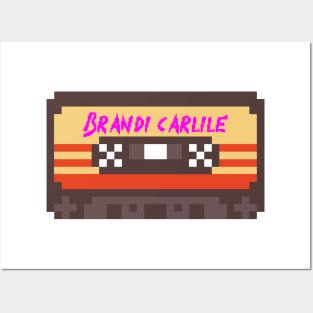 Brandi Carlile 8bit cassette Posters and Art